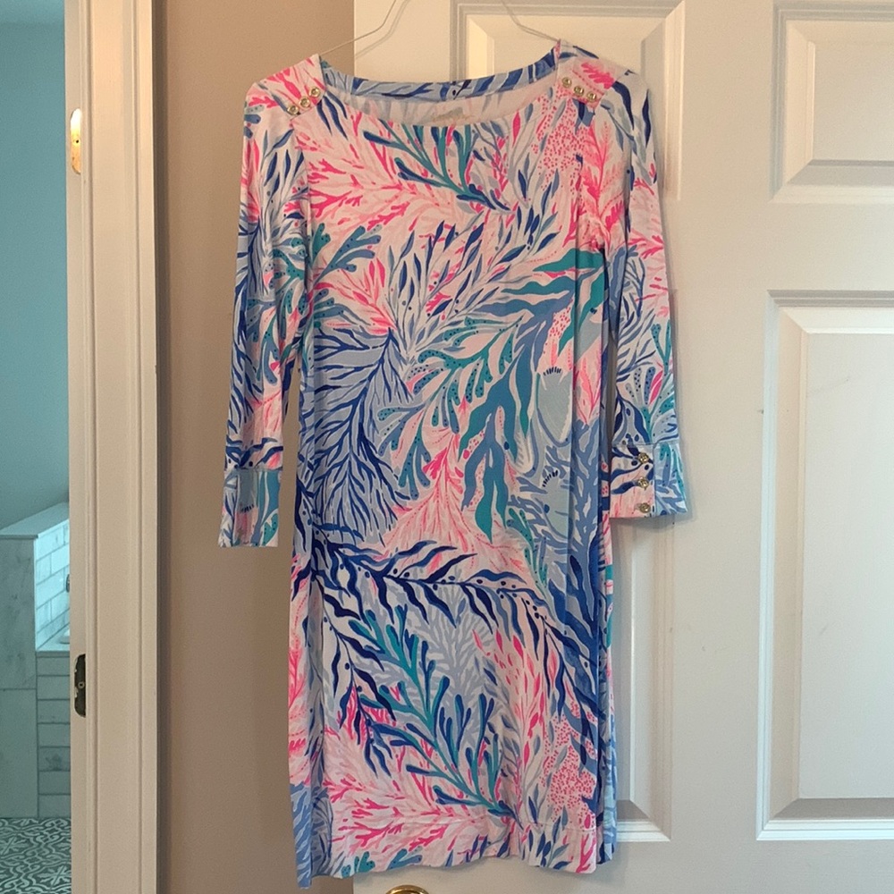 Lilly Pulitzer 3/4 Sleeve Boatneck dress